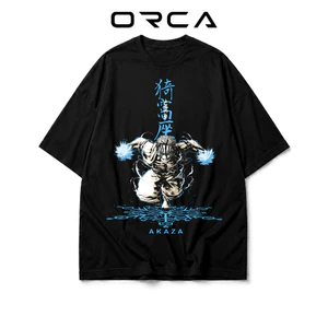 Áo thun Orca in hình Akaza Demon Slayer - Vải Cotton cao cấp - ORCA321