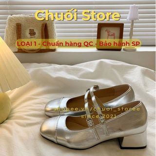 Giày lolita nữ da PU tổng hợp dệt vải đế cao su dễ thương dịu dàng nữ tính nhẹ nhàng
