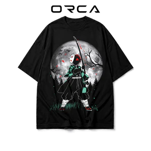 Áo thun Orca in hình Kamado Tanjiro Demon Slayer - Vải Cotton cao cấp - ORCA324