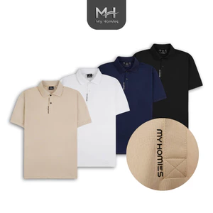 Áo polo nam bigsize 55kg - 115kg vải cotton cá sấu,mẫu điểm chi tiết Myhomies - MYHOMIES
