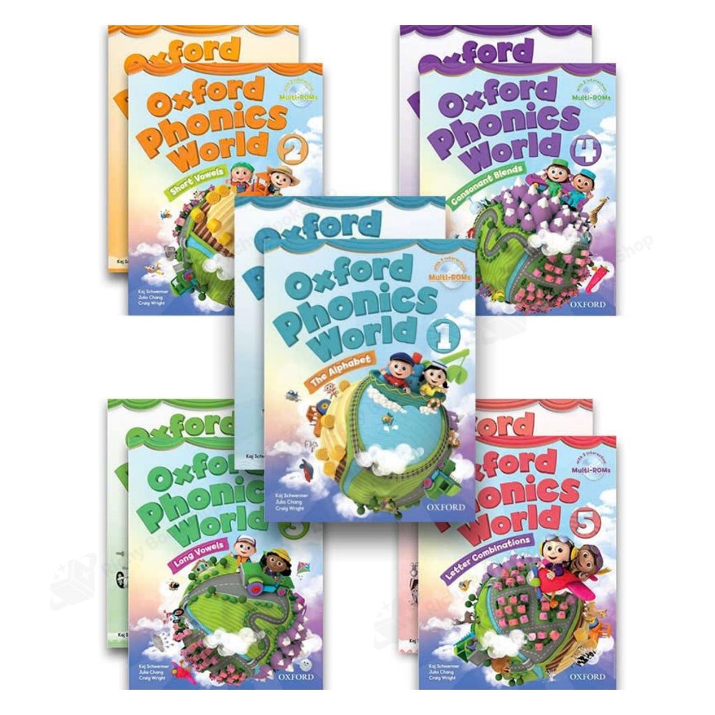 Sách - Oxford Phonics World - Bộ Sách Tiếng Anh Luyện Phát Âm Chuẩn Dành Cho Bé 3+ Tuổi