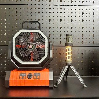 Quạt tích điện F6 pin 20.000mAh test thực tế 65 tiếng liên tục nhỏ gọn dùng camping cắm trại, dã ngoại
