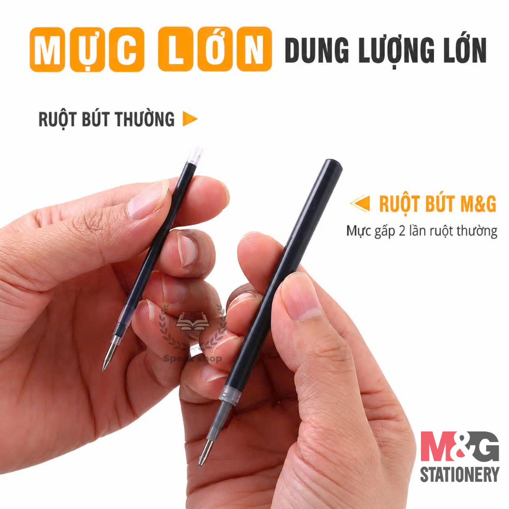 Bút Gel M&G 1.0mm Nét Đậm – Bút Ký Tên Cao Cấp, Viết Mượt, Mực Khô Nhanh Cho Văn Phòng