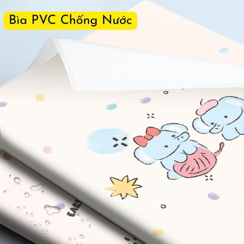 Sổ Tay A5, Tập Kẻ Ngang MESO 112 Trang 70 GSM - Vở Sinh Viên Bìa Dẻo Chống Thấm Nước, Họa Tiết Hoạt Hình Dễ Thương
