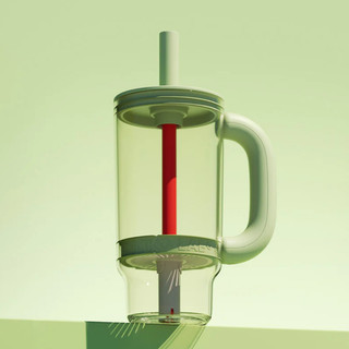Bình Nước Nhựa Tritan ChakoLab BABA Có Ngăn Lọc Trà, Dung Tích 960ml, 1180ml, Lifestyle Văn Phòng