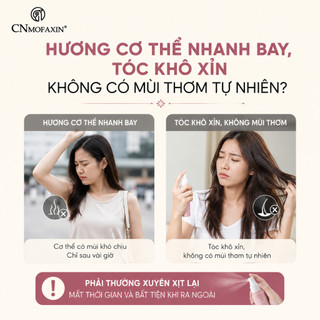 【Xả kho】Xịt thơm đa năng CNMOFAXIN 130ml, dùng cho tóc và cơ thể【27.2】
