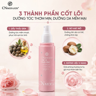 【Xả kho】Xịt thơm đa năng CNMOFAXIN 130ml, dùng cho tóc và cơ thể【27.2】