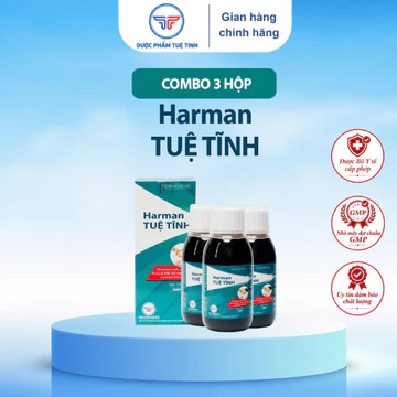 [Combo 3 Hộp] Siro An Thần Ngủ Ngon Harman Tuệ Tĩnh, Hỗ Trợ An Thần, Giúp Dễ Ngủ, Ngủ Ngon Sâu Giấc