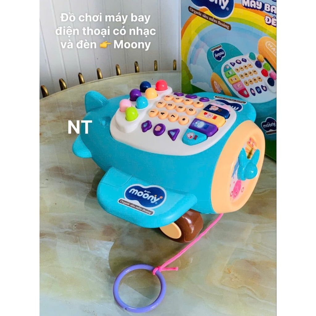 QT Đồ chơi máy bay điện thoại đèn nhạc cho bé