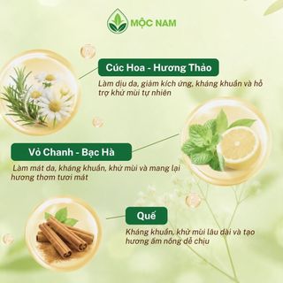 Xịt khử mùi cơ thể Mộc Nam - Ngăn tiết mồ hôi, khử mùi nhanh, hương thảo mộc nhẹ nhàng (50ml)