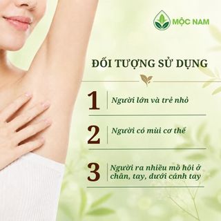 Combo thơm mát 24h Mộc Nam - Bộ đôi xịt khử mùi & son nách ngăn tiết mồ hôi, khử mùi hiệu quả