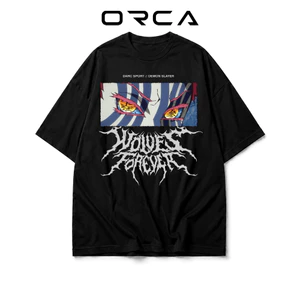 Áo thun Orca in hình Akaza Demon Slayer - Vải Cotton cao cấp - ORCA333