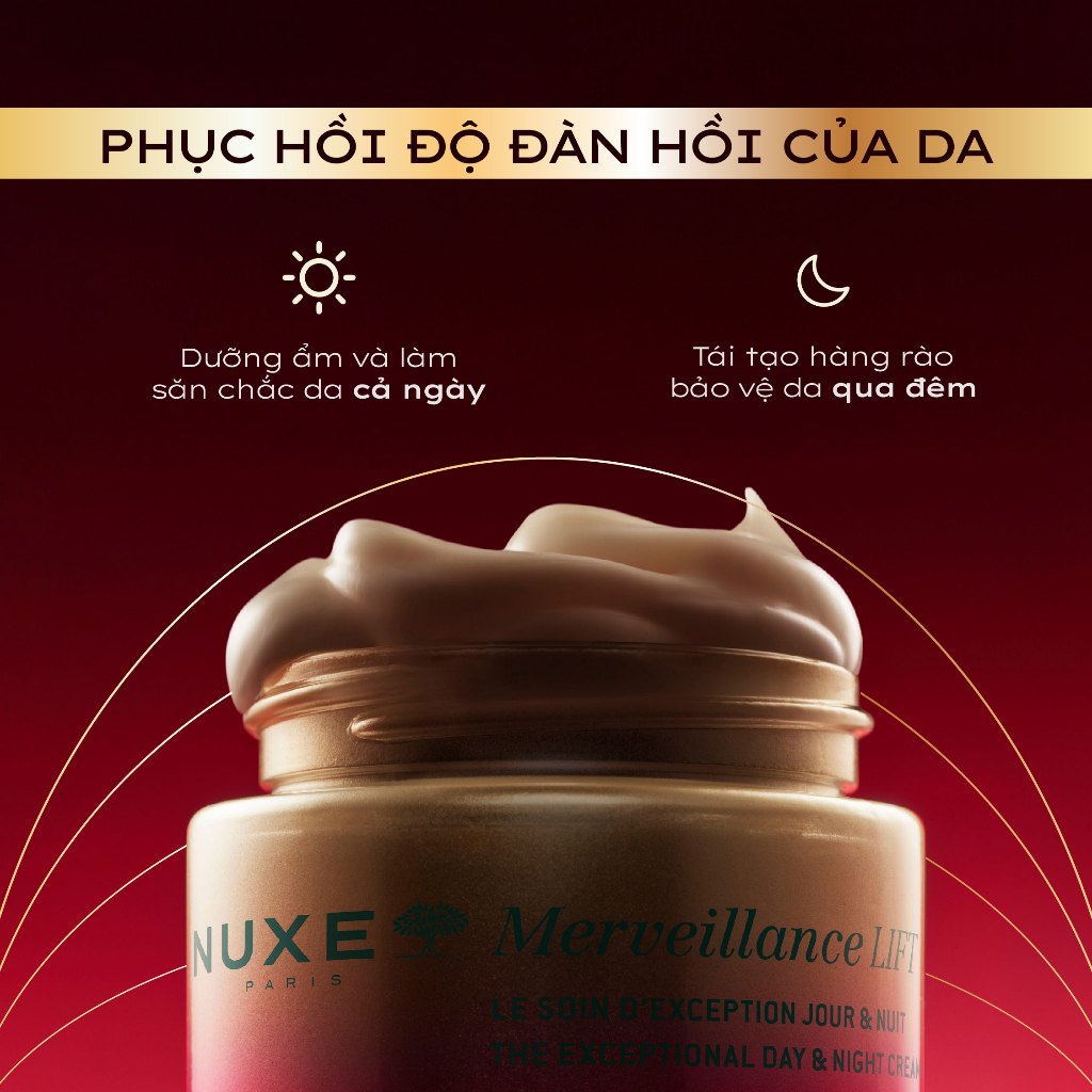 Kem dưỡng săn chắc da và giảm các dấu hiệu lão hóa Ngày & Đêm NUXE Merveillance LIFT 75ml