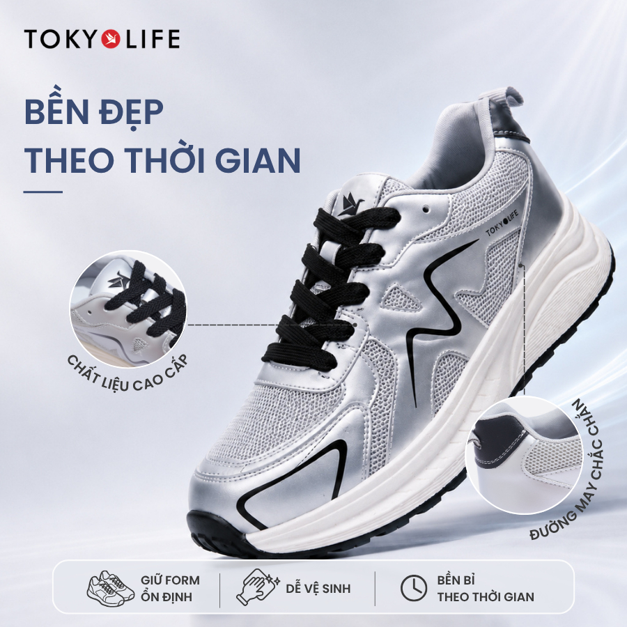 Giày thể thao nữ TOKYOLIFE êm chân thoáng khí thiết kế thời trang trẻ trung năng động 40004407