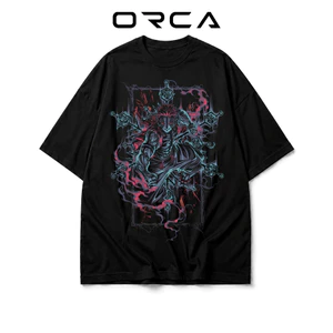 Áo thun Orca in hình Akaza Demon Slayer - Vải Cotton cao cấp - ORCA334