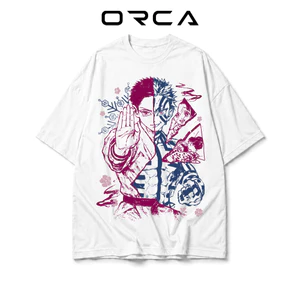 Áo thun Orca in hình Akaza Demon Slayer - Vải Cotton cao cấp - ORCA335