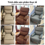 Ghế Sofa Bọc Da PU Cao Cấp Ghế Sofa Đơn Văn Phòng Bọc Da Cao Cấp, Giường Sofa Gấp Gọn Thông Minh Thư — ảnh 2