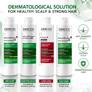Giúp sạch gàu dành cho da đầu dầu & ngứa, D-ercos + Anti-Danduff Shampoo 200ml