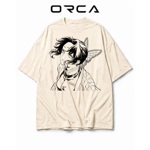 Áo thun Orca in hình Kochou Shinobu Demon Slayer - Vải Cotton cao cấp - ORCA339