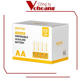 Hộp 48 Pin tiểu Beston AA chống chảy Alkaline thế hệ mới, thời gian sử dụng lâu hơn