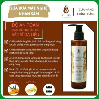 Sữa rửa mặt nghệ nhân sâm Mela cho da dầu mụn 200ml