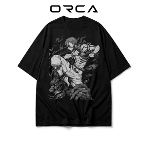 Áo thun Orca in hình Akaza Demon Slayer - Vải Cotton cao cấp - ORCA344