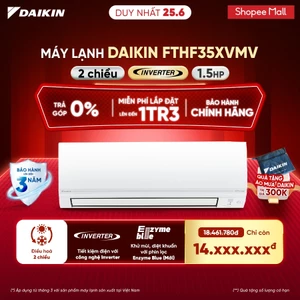 Điều hòa Daikin Inverter 2 chiều FTHF35XVMV - 1.5HP 12000BTU