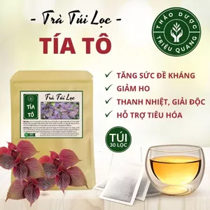 Trà Tía Tô Túi Lọc - Hỗ Trợ Gout, Đau Nhức Xương Khớp, Giải Cảm, Căng Thẳng - Triệu Quang 30 Lọc