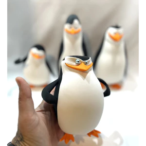 Penguin - Mô Hình Chim Cánh Cụt Madagascar Đáng Yêu - Bộ Biệt Đội Cánh Cụt Vô Tri Decor Bàn Làm Việc