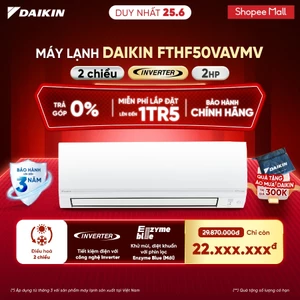 Điều hòa Daikin Inverter 2 chiều FTHF50VAVMV - 2HP 18.000BTU