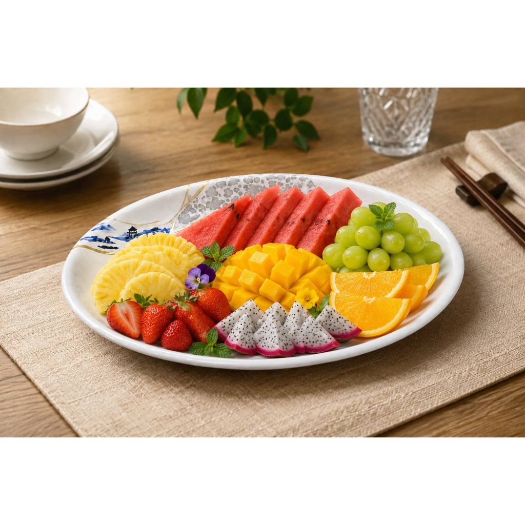 ĐĨA  SOÀI 300-14  MELAMINE A8 CAO CẤP – PHONG CÁCH PHƯƠNG ĐÔNG SANG TRỌNG