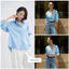 Áo sơ mi nữ dài tay GILLEE dáng oversized, sơ mi form rộng nhiều màu công sở vải kate Mỹ chống nhăn FAS291