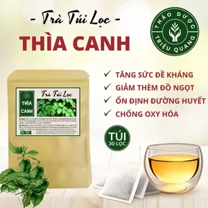 Trà Thìa Canh Túi Lọc Triệu Quang - Thảo Mộc Tự Nhiên, Hộp 30 Túi Lọc