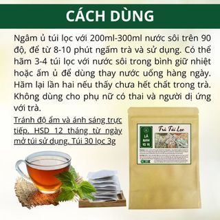 Trà Lá Nam 10 Vị Túi Lọc Triệu Quang 30 Gói - Trà Thảo Mộc, Túi Lọc Tiện Dụng, Hương Vị Thanh Mát