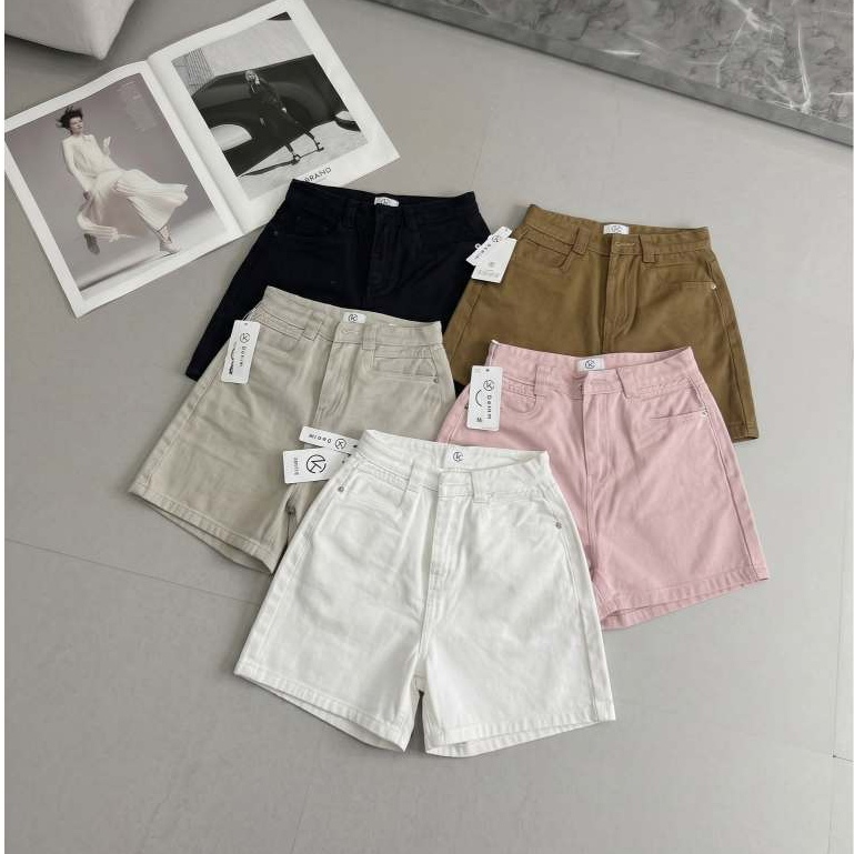 Quần Short Kaki Nữ FMSTYLE Basic Túi Viền Trẻ Trung Mặc Hằng Ngày 26010979