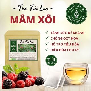 Trà Mâm Xôi Rừng Sấy Khô Túi Lọc - Triệu Quang Túi 30 Lọc