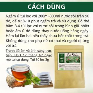 Trà Mâm Xôi Rừng Sấy Khô Túi Lọc - Triệu Quang Túi 30 Lọc