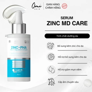 Serum MD CARE Kẽm Zinc PHA Cấp Ẩm Kiểm Soát Bã Nhờn 30ml