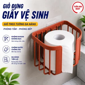Combo 5 cái Giỏ Đựng Giấy Vệ Sinh , Giỏ Treo Tường Đựng Khăn Giấy Phòng Tắm Phòng Bếp