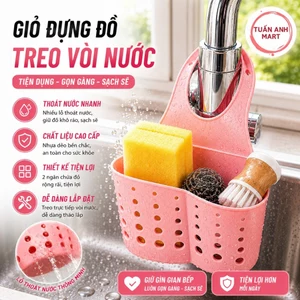 Combo 5 cái Giỏ đựng đồ treo vòi nước tiện dụng