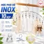 Combo 2 cái Móc phơi đồ inox có 10 kẹp