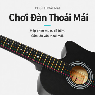 Đàn Guitar Acoustic 38 Inch Cho Người Mới Học, 2 Màu Đen/Gỗ, Phù Hợp Học Tập Giải Trí Quà Tặng
