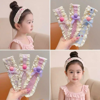 Băng đô cài tóc dán ren dễ thương có cho bé gái, phụ kiện tóc dùng để giữ tóc mái và tóc con