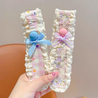 Băng đô cài tóc dán ren dễ thương có cho bé gái, phụ kiện tóc dùng để giữ tóc mái và tóc con