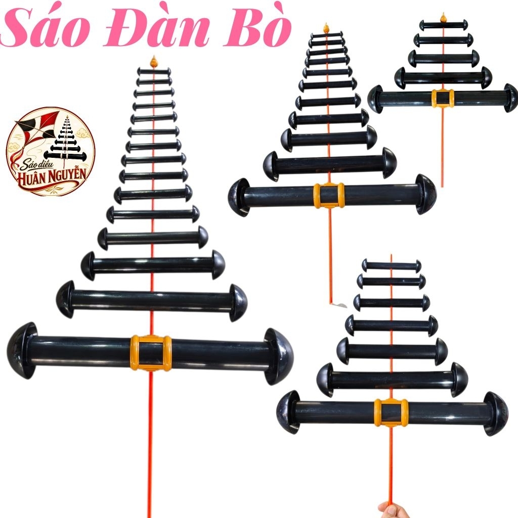 Sáo diều full nhựa siêu bền các dòng âm d6 đến d60 chống đâm bổ va đập