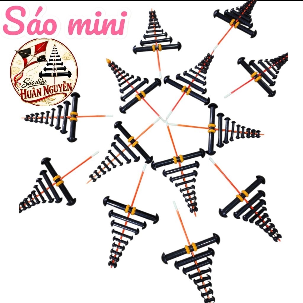 sáo diều mini d8-d17 siêu nhẹ siêu bền chống đâm bổ