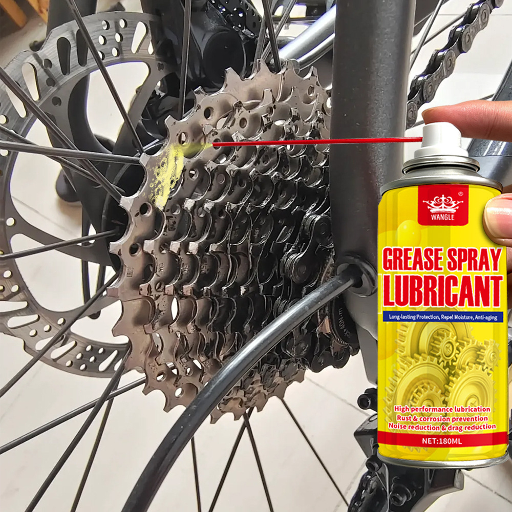 Dầu Bôi Trơn Xịt 180ML|Grease Spray Lubricant|Chống Rỉ Sét, Giảm Ma Sát, Bôi Trơn Xích Xe Máy|Miễn Phí Ship|Mua 3 Tặng 1