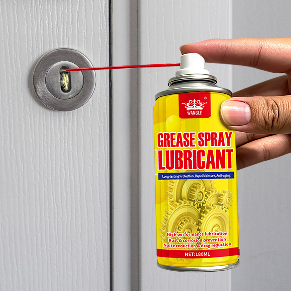 Dầu Bôi Trơn Xịt 180ML|Grease Spray Lubricant|Chống Rỉ Sét, Giảm Ma Sát, Bôi Trơn Xích Xe Máy|Miễn Phí Ship|Mua 3 Tặng 1