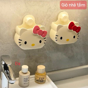 Giỏ Nhà Tắm Kitty Dễ Thương – Gọn Gàng, Tiện Lợi Cho Mọi Gia Đình