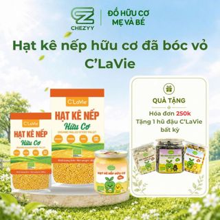 Hạt kê nếp hữu cơ đã bóc vỏ C'Lavie dùng nấu soup, nấu cháo ăn dặm